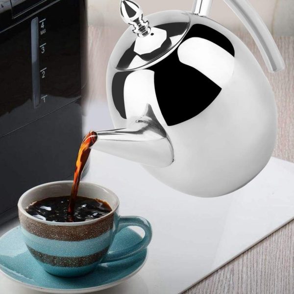 Stainless Steel Kettle Teapot Thicker With Filter Hotel Tea Pot
