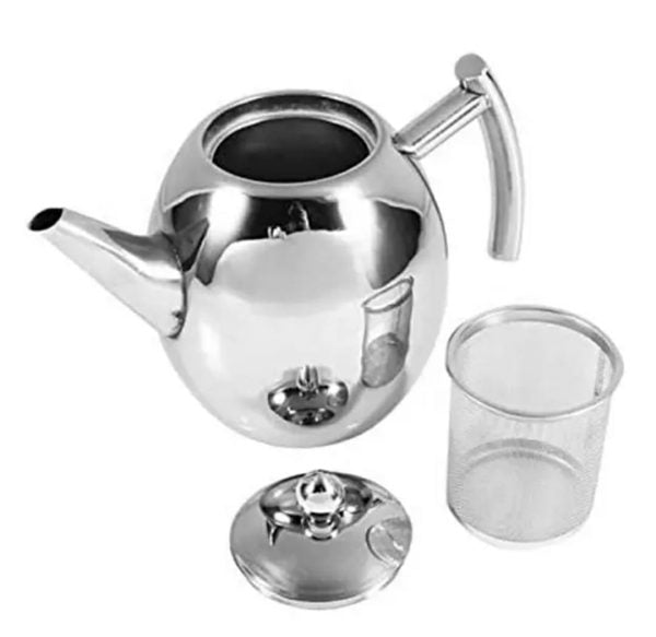Stainless Steel Kettle Teapot Thicker With Filter Hotel Tea Pot