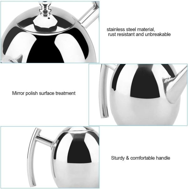 Stainless Steel Kettle Teapot Thicker With Filter Hotel Tea Pot