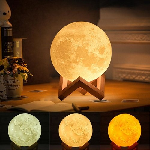 In 1 High Quality Led Moon Light Lamp With Stand – Mind Glowing