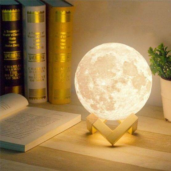 In 1 High Quality Led Moon Light Lamp With Stand – Mind Glowing