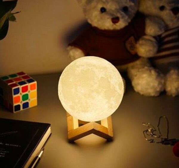 In 1 High Quality Led Moon Light Lamp With Stand – Mind Glowing