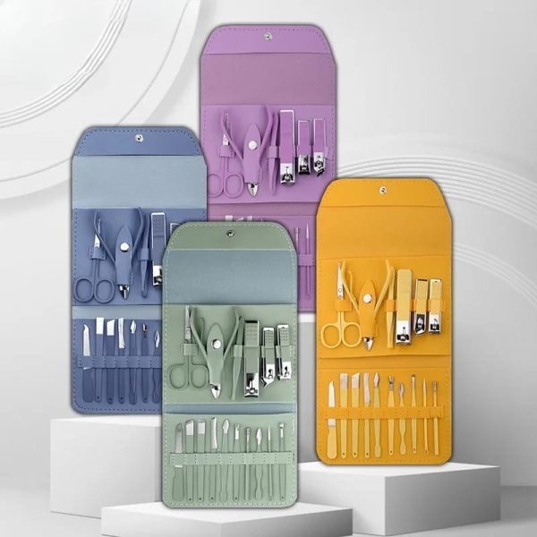16 In 1 Nail Kit Manicure Cutters Nail Clipper Set