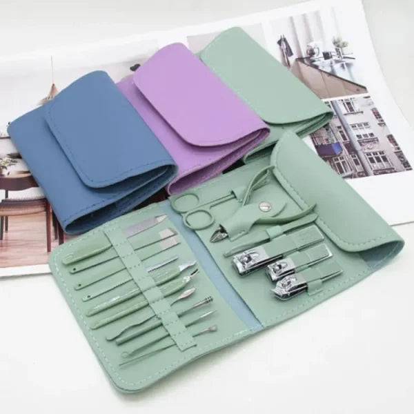 16 In 1 Nail Kit Manicure Cutters Nail Clipper Set