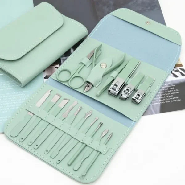 16 In 1 Nail Kit Manicure Cutters Nail Clipper Set