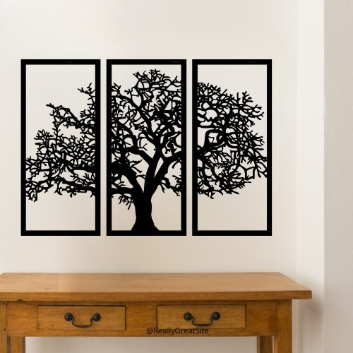 Wooden Tree Wall Art