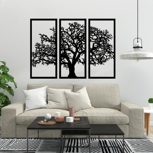 Wooden Tree Wall Art