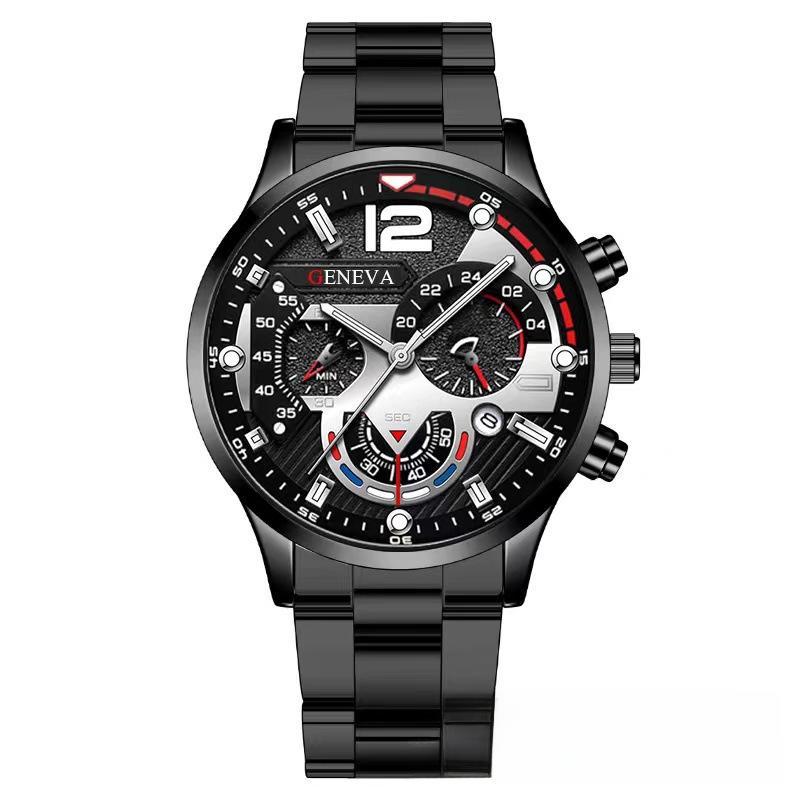 Men's steel belt sport watch