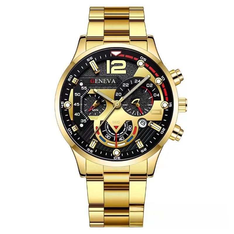 Men's steel belt sport watch