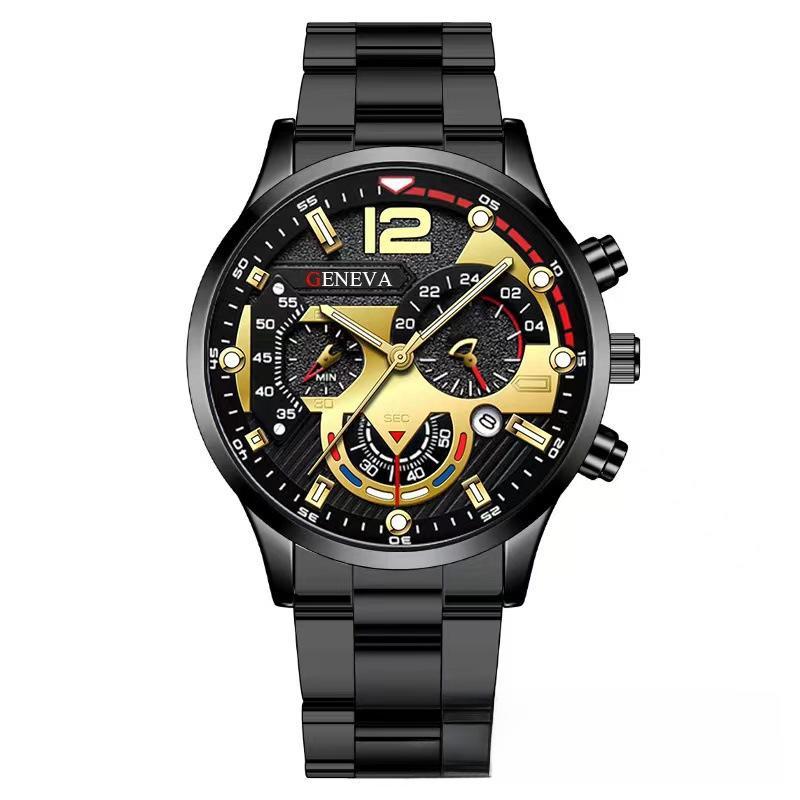 Men's steel belt sport watch