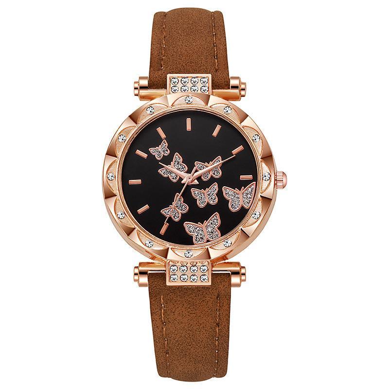 Ladies butterfly fashion watch