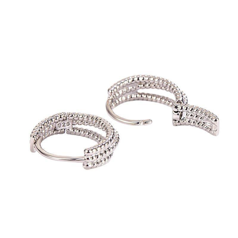 Three-layer twist Earing set
