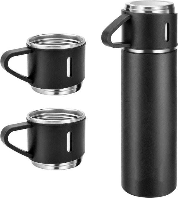 Stainless Steel Vacuum Flask Set Vacuum Insulated Bottle Gift Set