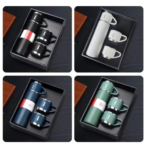 Stainless Steel Vacuum Flask Set Vacuum Insulated Bottle Gift Set
